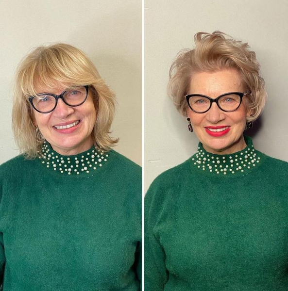 18 женщин до и после стрижки у известного парикмахера
