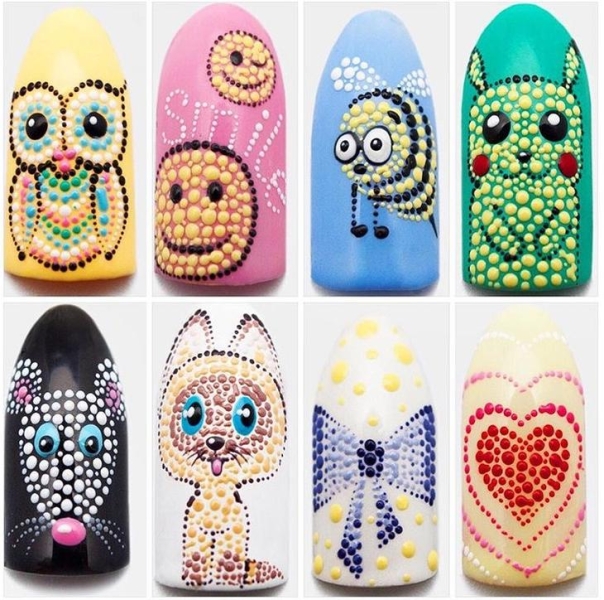 Дизайн ногтей Dotsom: 30 креативных дизайнов для любой формы ногтей