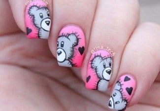 Рисунки животных на ногтях — картинка 16