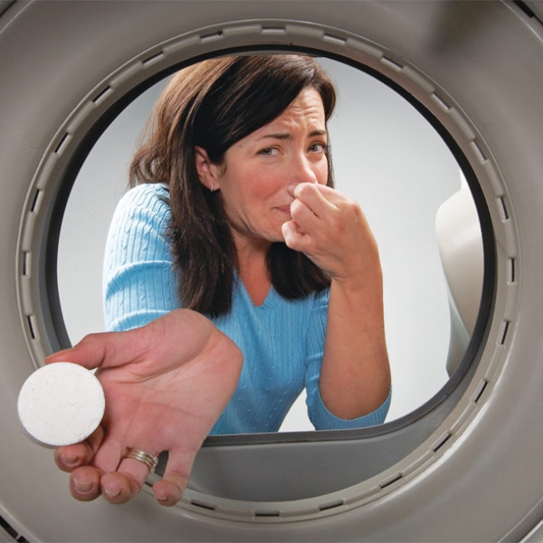 Удаляет запахи из стиральной машины